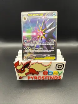 Pokemon TCG Mega Starmie EX 118/088 Holo NM Perfect Order SIR - Image 1