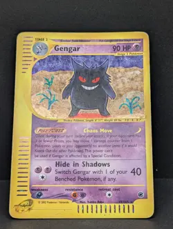 Gengar 013/165 Expedition Base Set Holo Rare Pokemon TCG Nintendo MP - Image 3