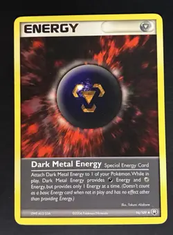 Dark Metal Energy 94/109 Uncommon EX Team Rocket Returns Pokemon TCG 2004 LP/MP - Image 1