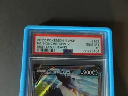 Honchkrow V (Alternate Full Art) Pokemon 162/172 Swsh09: Brilliant Stars Holo - Image 2