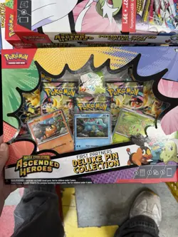 Pokemon Pokemon TCG Mega Evolution Ascended Heroes Deluxe Pin Collection Promo - Image 1