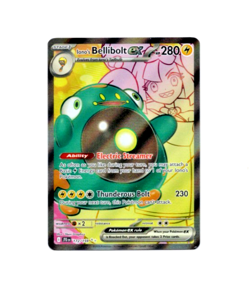 Pokemon Journey Together IONO'S BELLIBOLT EX 172/159 Ultra Rare 164/159 MINT-NM - Image 1