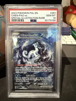Pokemon TCG Chien-Pao ex 261/193 Paldea Evolved SIR Holo PSA 10 Age 6+ - Image 1