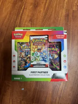 Pokemon TCG: First Partner Illustration Collection Series 1 Factory-Sealed - Image 1