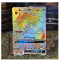 Pokemon TCG Zoroark GX Secret Rare Full Art Holo HP210 Shining Legends 77/73 - Image 1