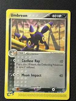 2003 Pokemon EX Sandstorm Umbreon #24/100 NM - Image 1