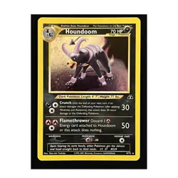 Pokemon Houndoom Neo Discovery 4/75 Holo Rare 70 HP 2001 TCG - Image 1
