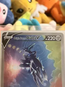 Pokemon Origin Forme Dialga V 177/189 Ultra Rare Full Art Holo 220 HP - Image 2