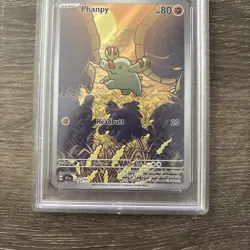 2024 POKEMON SSP EN-SURGING SPARKS ILLUSTRATION RARE #205 PHANPY PSA 9 - Image 2