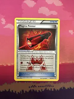 Pokemon Card Magma Pointer Double Crisis Uncommon 24/34 Near Mint - Image 1