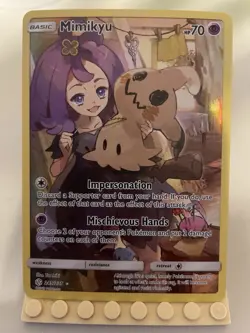 Pokemon TCG Mimikyu 245/236 Secret Rare Full Art Holo SM Cosmic Eclipse - Image 1