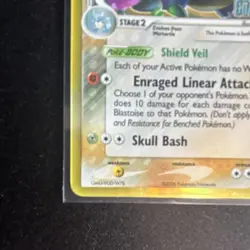 Pokemon TCG Blastoise 2/100 EX Crystal Guardians Holo Rare Delta Species EN - Image 5