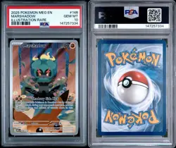Pokemon Marshadow 146/132 ME01: Mega Evolution Illustration Rare Holo EN - Image 3