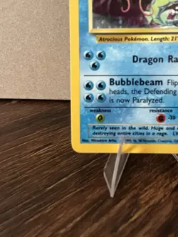 Pokemon Gyarados Base Set Holo Rare Unlimited 6/102 1999 100 HP English - Image 5