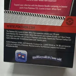 Pokemon TCG Scarlet & Violet White Flare Booster Bundle (6 Packs) NEW SEALED - Image 4