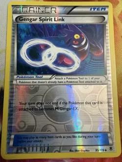Gengar Spirit Link Reverse Foil Pokemon XY Phantom Forces #95 0lk4 - Image 1