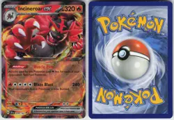Incineroar ex 034/162 Double Rare Temporal Forces Pokemon Holo Near Mint - Image 2