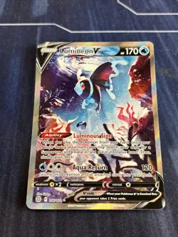 Pokemon Lumineon V 156/172 Brilliant Stars Ultra Rare Full Art Holo - Image 1