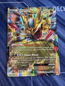 Giratina EX 57/98 XY - Ancient Origins Holo Pokemon - Image 1
