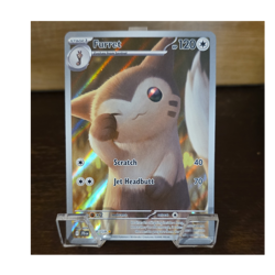 Pokemon TCG Furret Illustration Rare Holo HP 120 Sv09 Journey Together 168/159 - Image 1