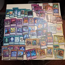 Yugioh Maximum Gold Blue Eyes White Dragon MGED-EN001 M/NM Mixed Lot of 76 - Image 1