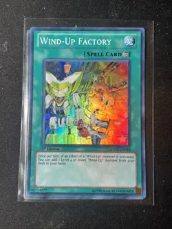 Wind-Up Factory - GENF-EN054 - 1st Ed Super Rare NM Yugioh - Image 1