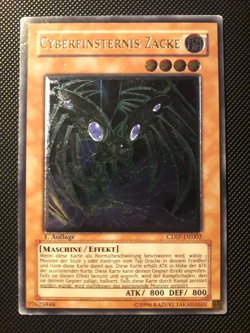 Yu-Gi-Oh! Cyberfinsternis Zacke, CDIP-DE002, Ultimate Rare, 1. Auflage, Played - Image 1