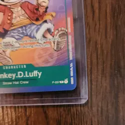 Monkey.D.Luffy P-037 One Piece Promotion Cards Foil Sealed - Image 3