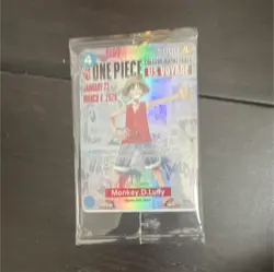 Bandai Namco One Piece CCG US Voyage Promo Holo Monkey D. Luffy Card - Image 1
