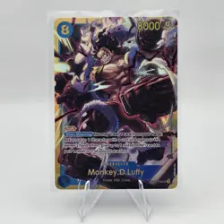 Monkey.D.Luffy (118) OP11-118 SEC One Piece A Fist of Divine Speed Foil NM - Image 1