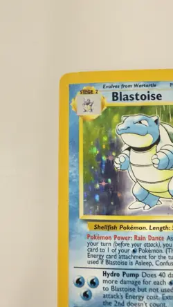 Pokemon TCG Blastoise 2/102 Base Set Unlimited Holo Rare Vintage 1999 WOTC - Image 4