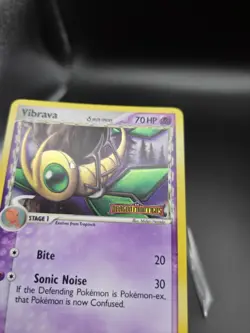 Vibrava 42/101 Pokemon Card 2006 EX Dragon Frontiers Stamped Holo LP - Image 1