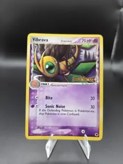 Vibrava 42/101 Pokemon Card 2006 EX Dragon Frontiers Stamped Holo LP - Image 2