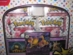POKEMON NEUF COFFRET ALAKAZAM-EX FRANCAIS SCELLE AVEC 3 PROMO ET 4 BOOSTER 151 - Image 2