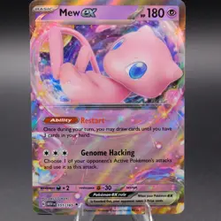 Mew ex 151/165 Double Rare SV: Scarlet & Violet 151 Pokemon TCG NM - Image 1