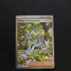 Pokemon TCG Wally's Compassion 186/132 Evolutions Secret Rare Full Art Holo EN - Image 1