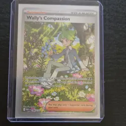 Pokemon TCG Wally's Compassion 186/132 Evolutions Secret Rare Full Art Holo EN - Image 4