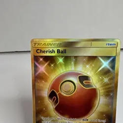 Pokemon TCG Cherish Ball 250/236 SM-Unified Minds Secret Rare Trainer-Item Holo - Image 2
