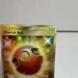 Pokemon TCG Cherish Ball 250/236 SM-Unified Minds Secret Rare Trainer-Item Holo - Image 3