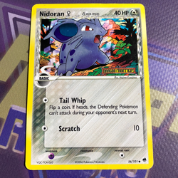 Pokemon Nidoran Delta Species 56/101 Stamped Reverse Holo EX Dragon Frontiers HP - Image 1