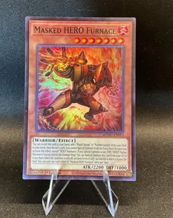 🔥🎭 Yu-Gi-Oh Masked HERO Furnace MZMU-EN015 – 1st Edition ✨🔥 - Image 1