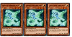 Yugioh - 3X Ljosalf of the Nordic Alfar - Common - 1st Edition - STOR-EN014 - NM - Image 1