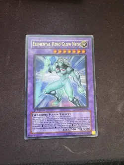 Yugioh Elemental Hero Glow Neos STON-EN036 Ultra Rare LP - Image 1