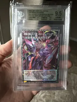 Yugioh Neo Galaxy-Eyes Photon Dragon LOCR-JP010 JP Holo Art GMR BGS 9.5 pop 1 - Image 1