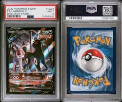 PSA 9 Umbreon V #TG22 Full Art - 2022 English Pokemon Brilliant Stars - Mint - Image 3