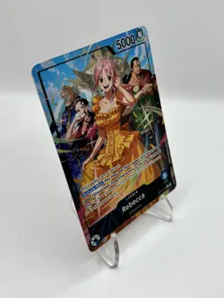 One Piece CCG Rebecca OP15-039 Alt Art Leader - English - PACK FRESH MINT - Image 3