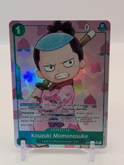 Kouzuki Momonosuke OP01-041 English Alt Art One Piece Card Game PRB-01 The Best - Image 1