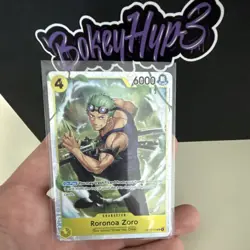 Bandai Roronoa Zoro OP-11-113 500 Years in the Future SR Alt Art Foil Eng 6000 - Image 1
