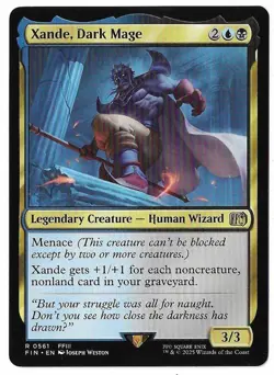 MTG Xande, Dark Mage Final Fantasy (FIN) Rare Magic Card #0561 Unplayed - Image 1