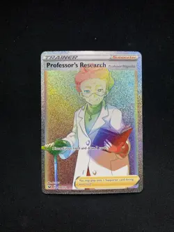 Professor's Research (Secret) 209/202 Swsh01: Sword & Shield Holo Pokemon - Image 1